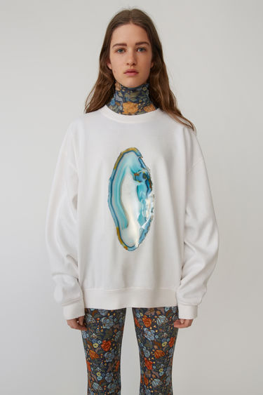 acne studios sweatshirt white