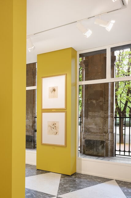 Acne Paper Palais Royal presents a collection of 70 portrait drawings from the René Bouché Studio Archive. 