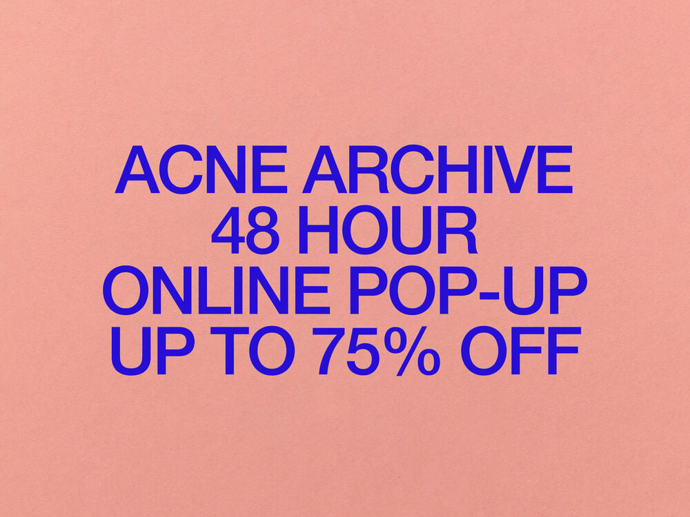 Acne Archive - Now Live
