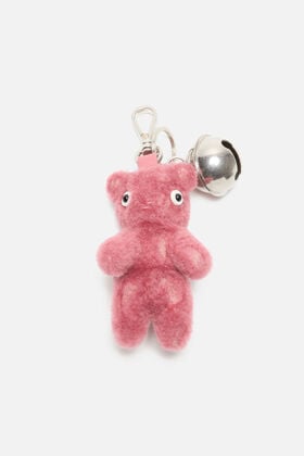 Acne Studios pink bear charm