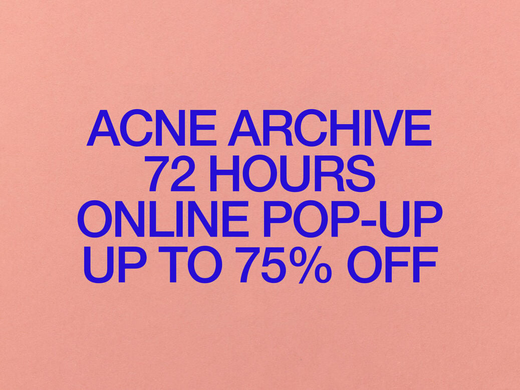 Acne Archive - Now Live