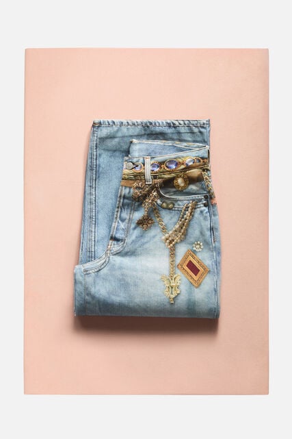 Acne Studios printed denim Jeans