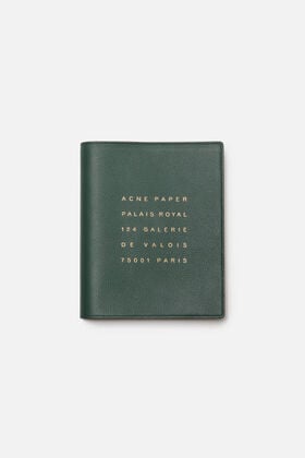 Acne Paper Palais Royal - big green notebook