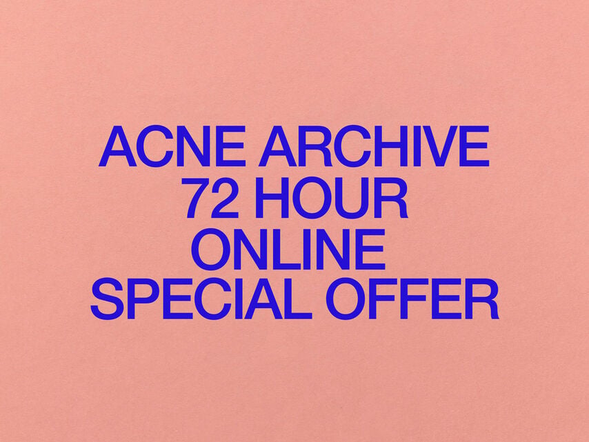 Acne Archive - Now Live