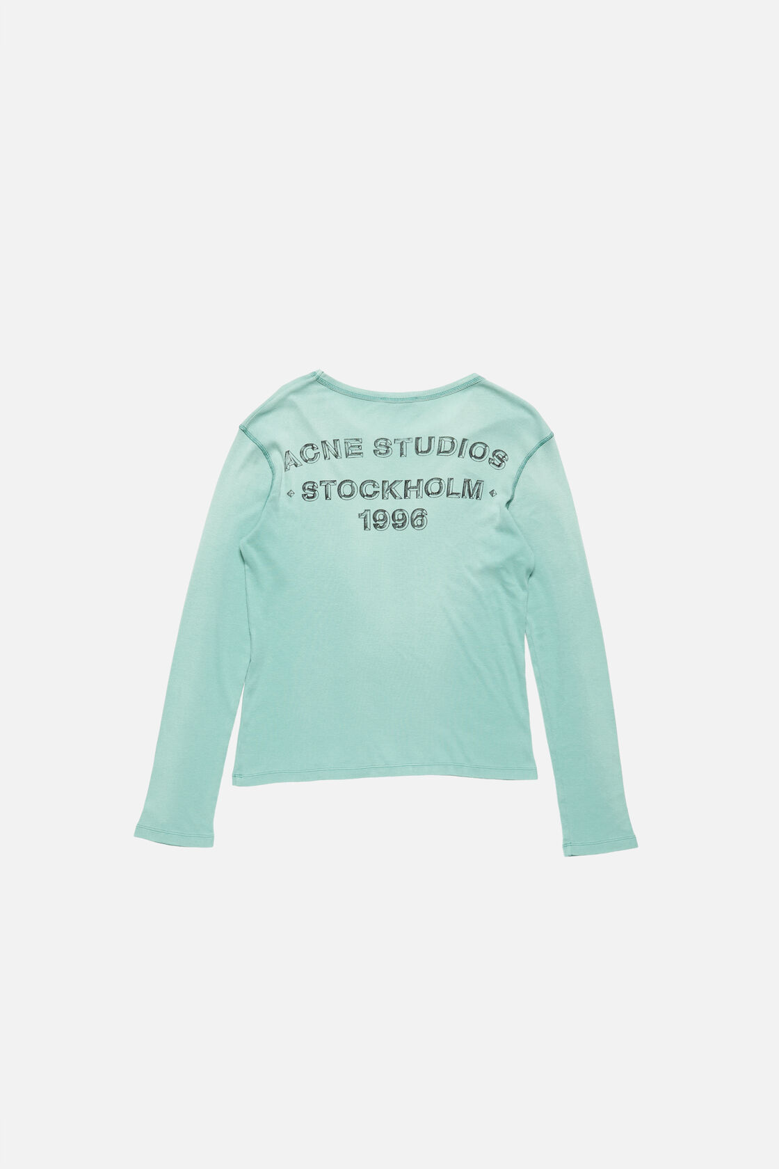 Sprayed logo t-shirt, Mint green, 2000x