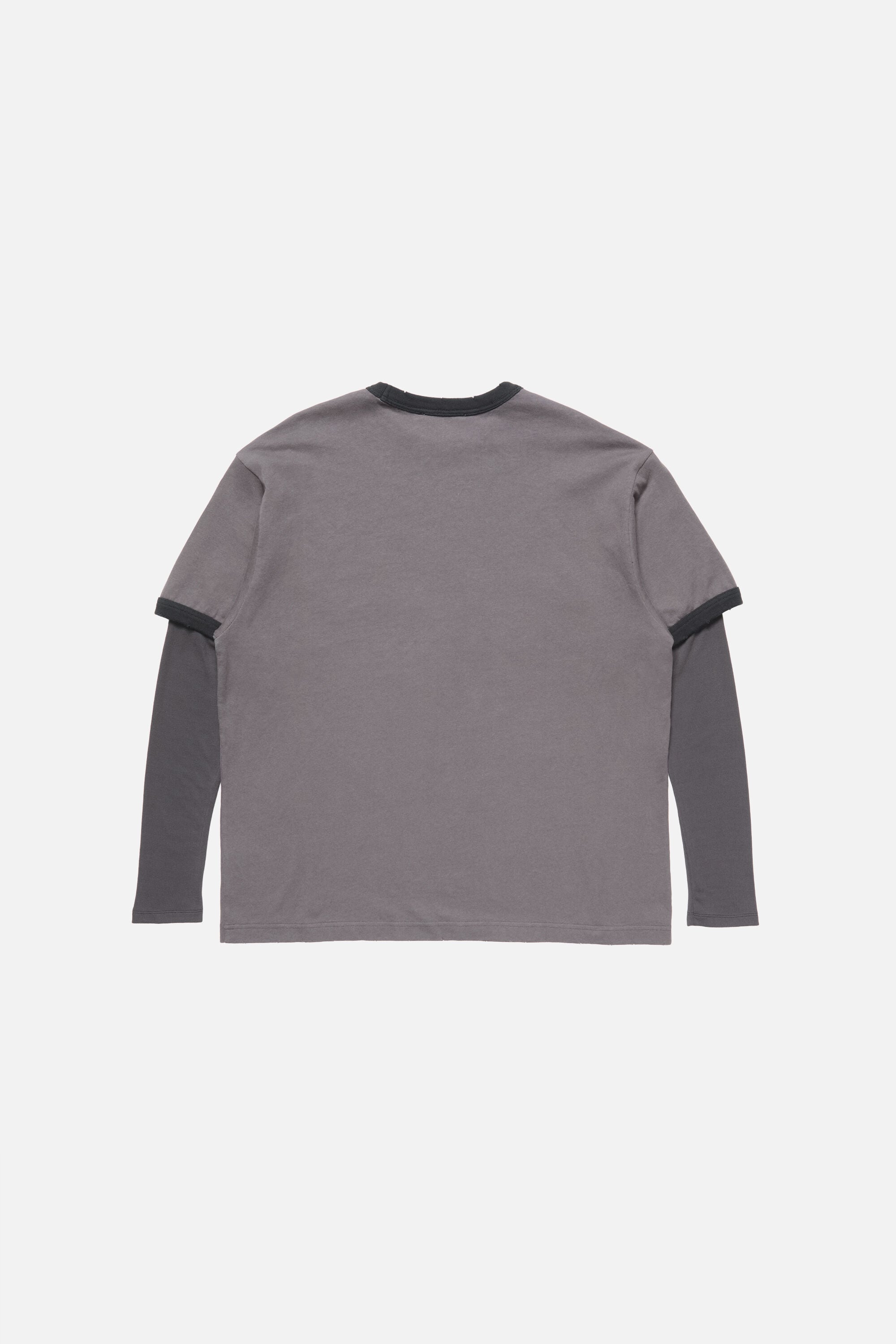 Acne Studios - Layered graphic t-shirt - Dark purple/black