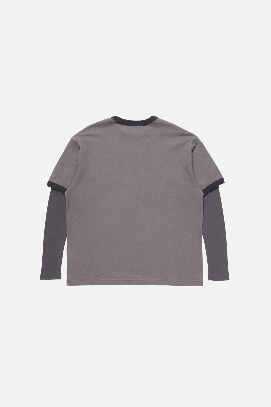 Layered graphic t-shirt, Dark purple/black, 2000x