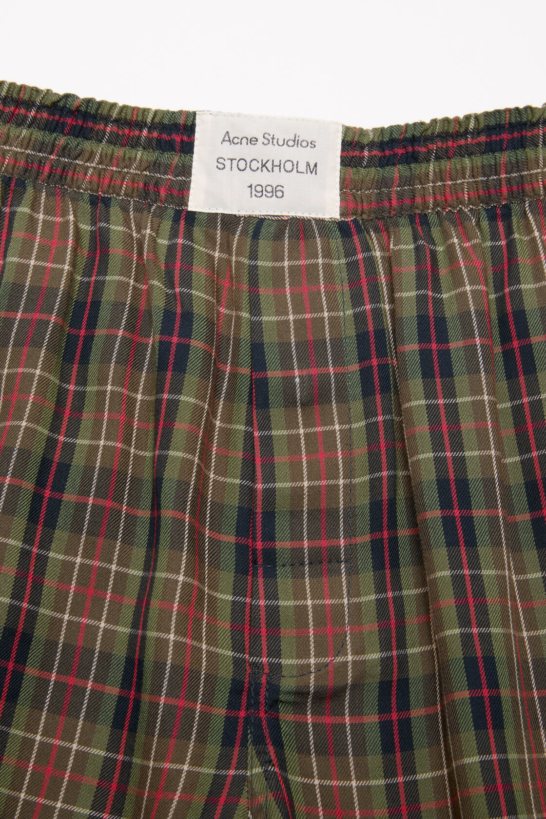 Casual check shorts, Green multi, 2000x