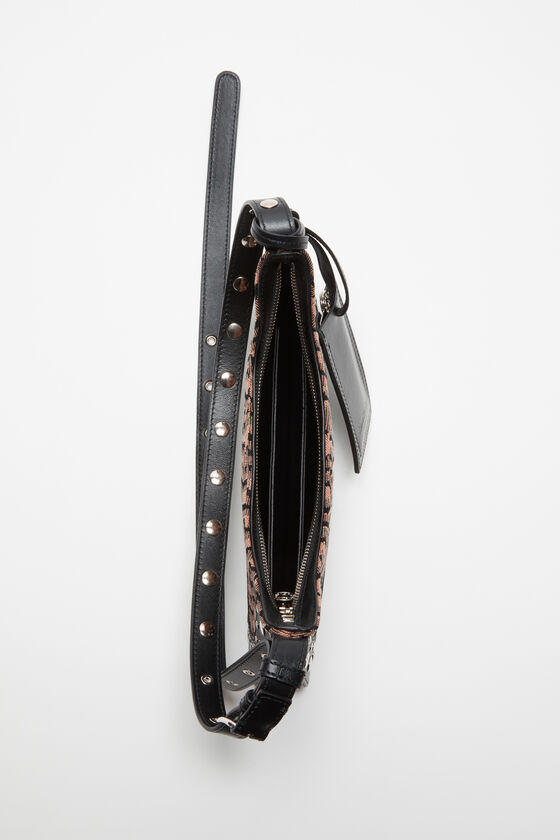 Acne Studios - Monogram Platt Mini-Umhängetasche - Pink Schwarz