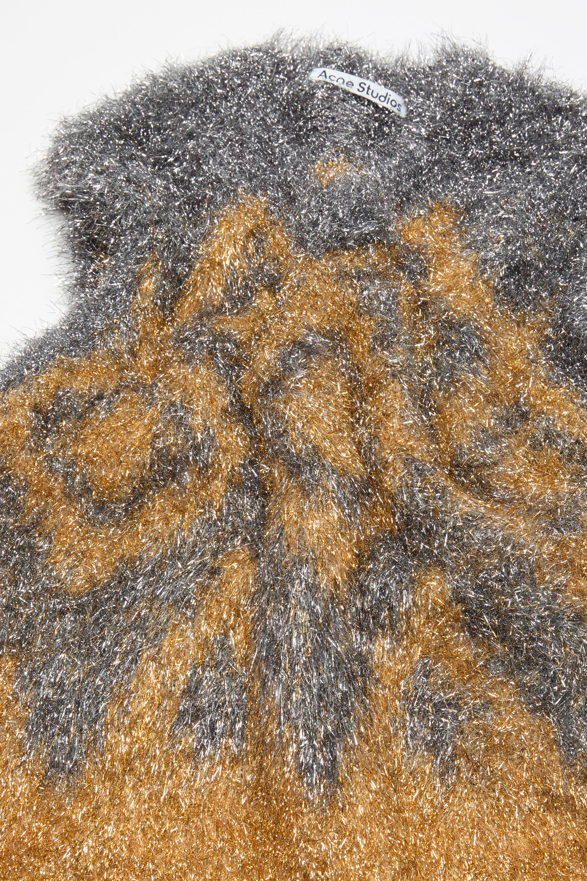 Acne Studios - メタリックニットベスト - ゴールド/シルバー