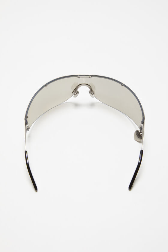 Acne Studios - Sonnenbrille mit Metallrahmen - Silber/transparent