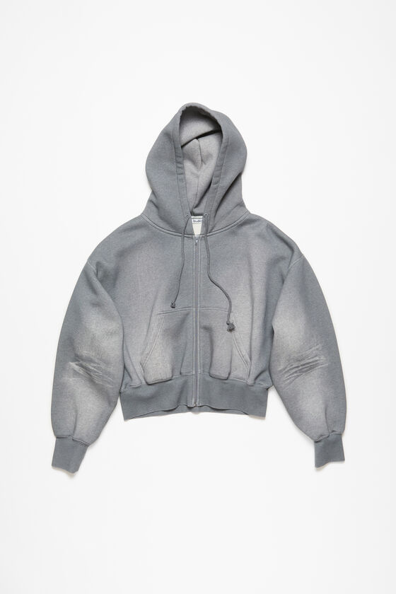 Acne Studios - フード付きジッパースウェット - グレーメランジ 