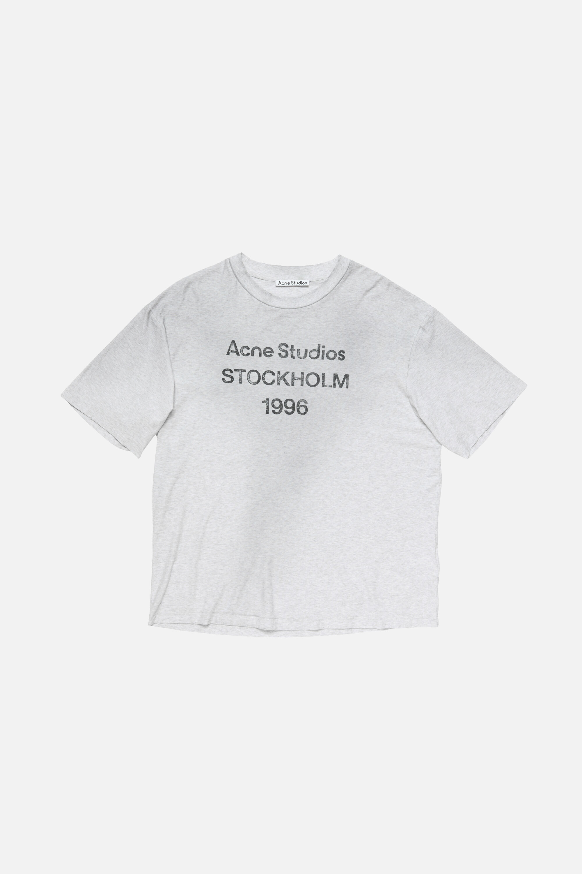 AcneStudios  Tシャツ Acne Studios - T-shirt stamp logo - Relaxed fit - Black