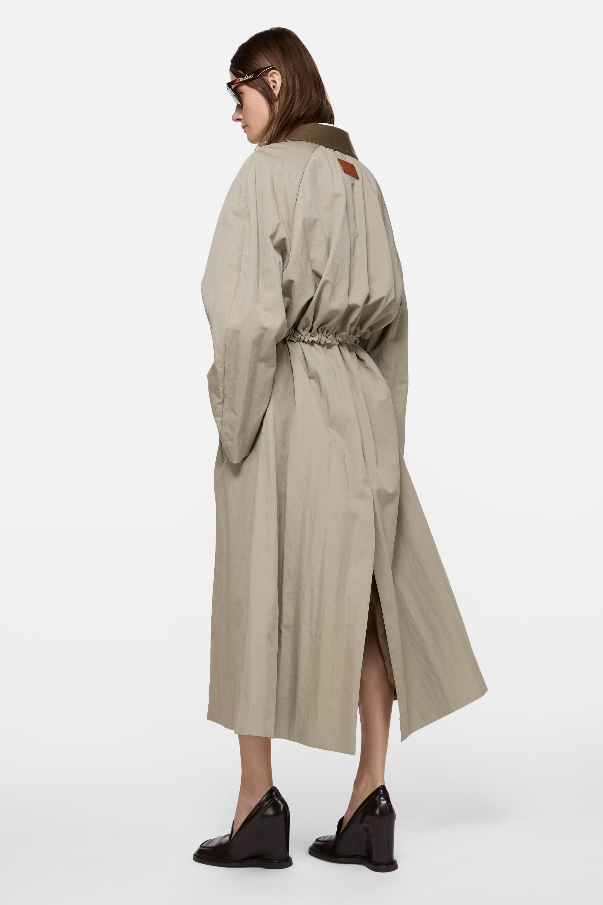 Acne Studios - Belted trench coat - Khaki grey