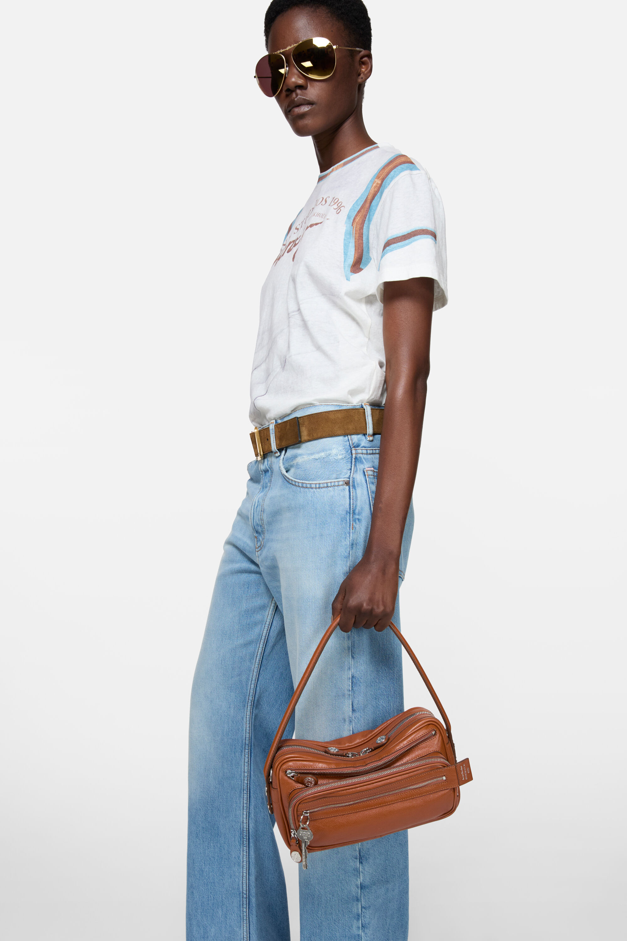 Acne Studios - Camero Party ショルダーバッグ - コニャックブラウン