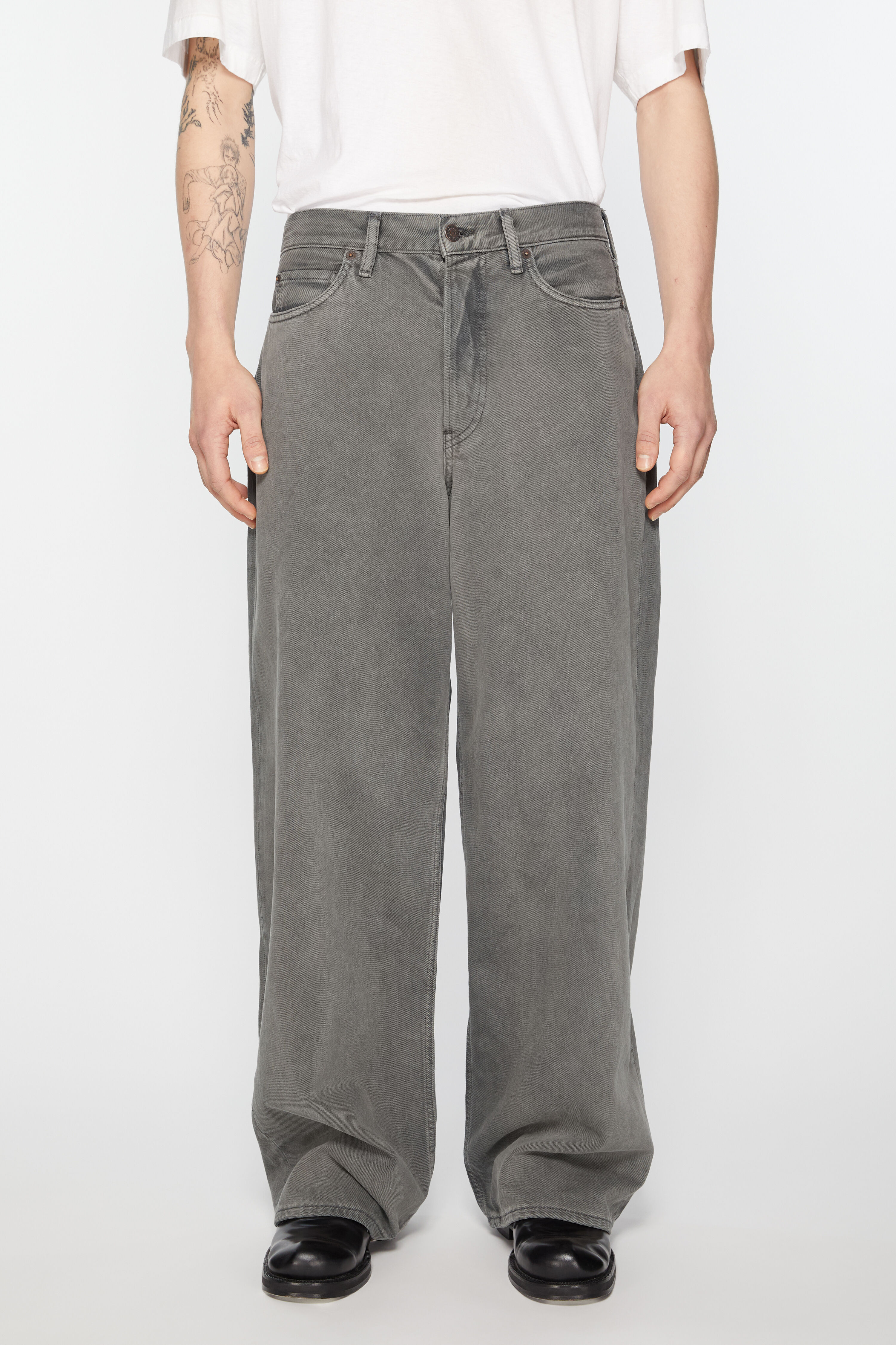 아크네 스튜디오 Acne Studios Loose fit jeans - 1981M - Anthracite grey