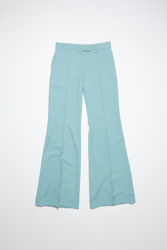 Acne Studios - Tailored flared trousers - Aqua blue