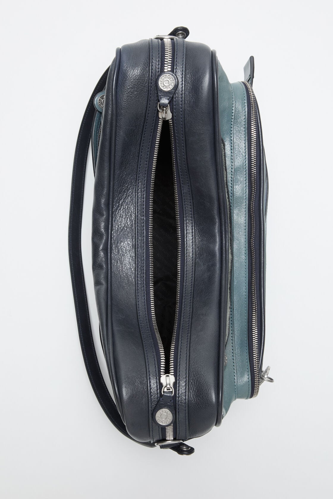 Patchwork Camero Camera Bag, Dark blue/bright blue, 2000x