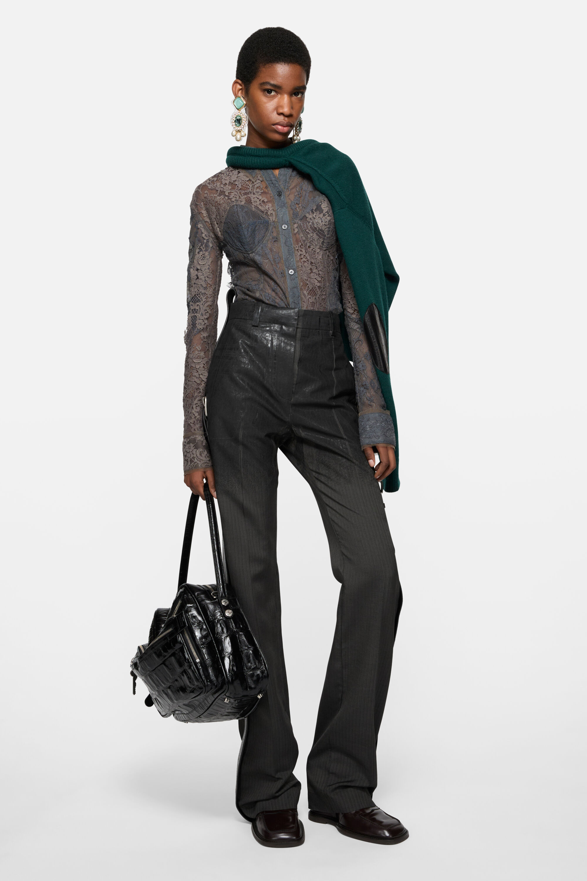 TAILORED DEGREDÉ TROUSERS