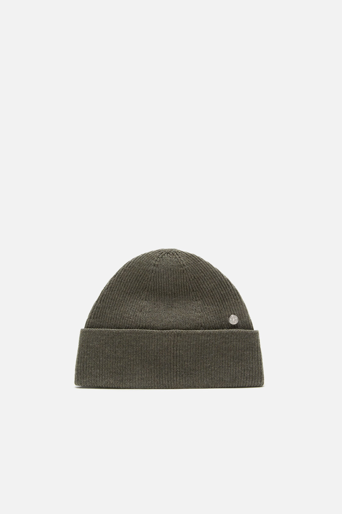 Wool beanie with rivet, Cedar green, 2000x