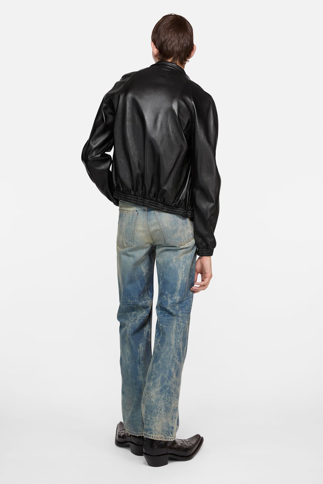 Leather jacket, Black, 2000x