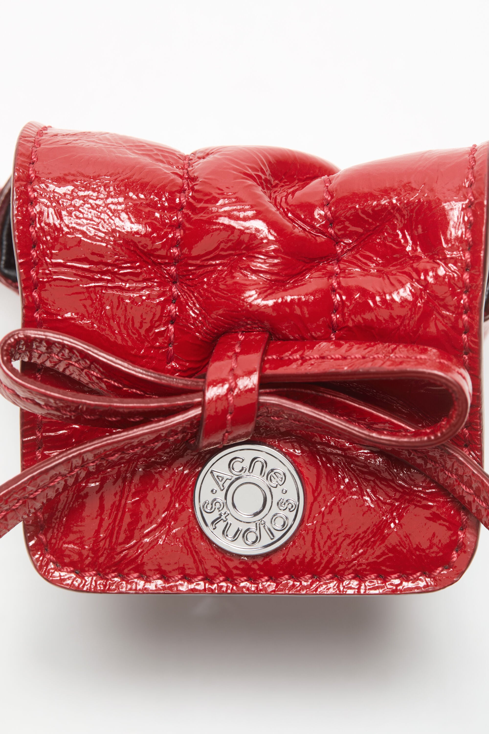 Acne Studios - Multipocket headphones case - Red