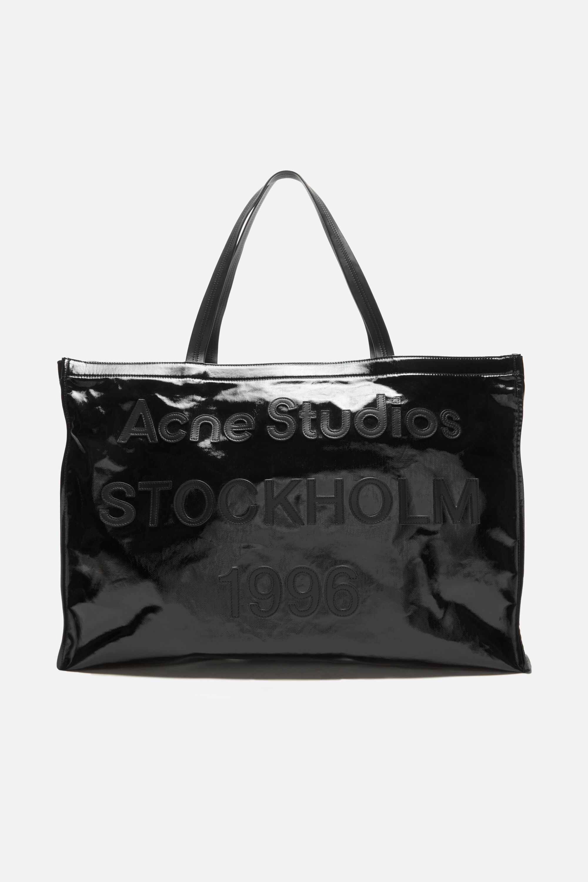 Acne Studios - Logo shoulder tote bag - Black
