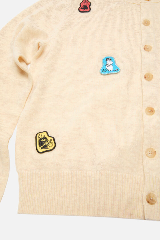 Cardigan Yak Wool - Acne Studios x Moomin, Oatmeal melange, 2000x