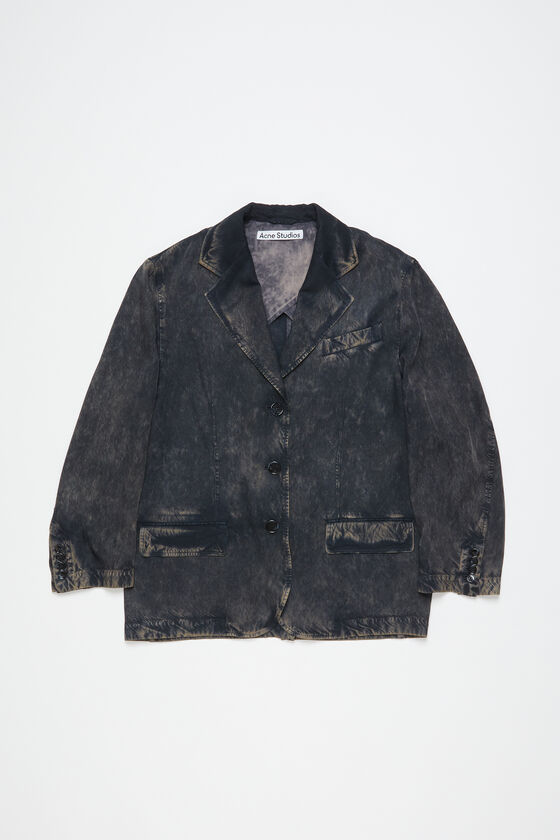 Acne Studios - Single breasted jacket - Black/beige