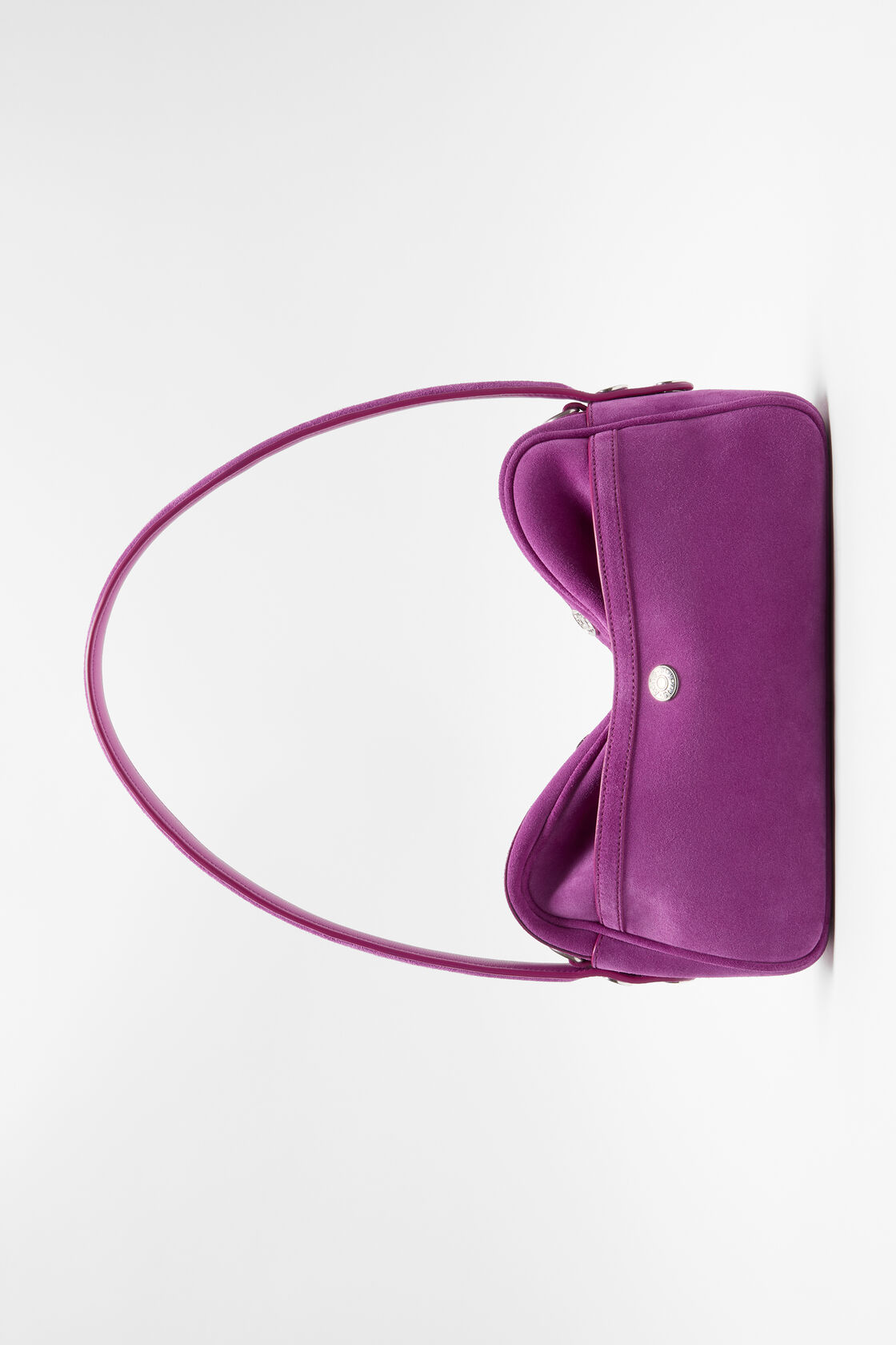 Camero Party Suede Shoulder Bag, Purple, 2000x