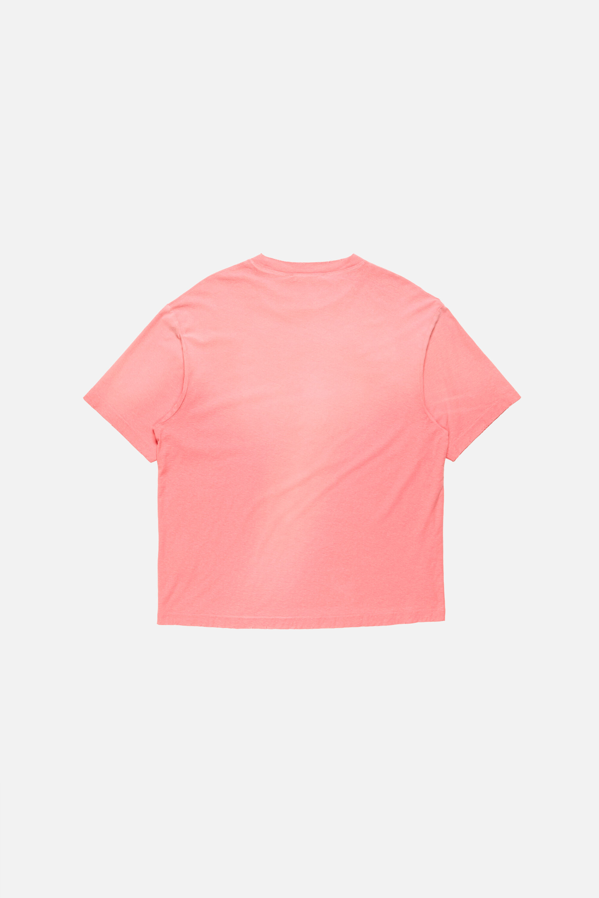 Acne Studios - Sprayed logo t-shirt - Tango pink