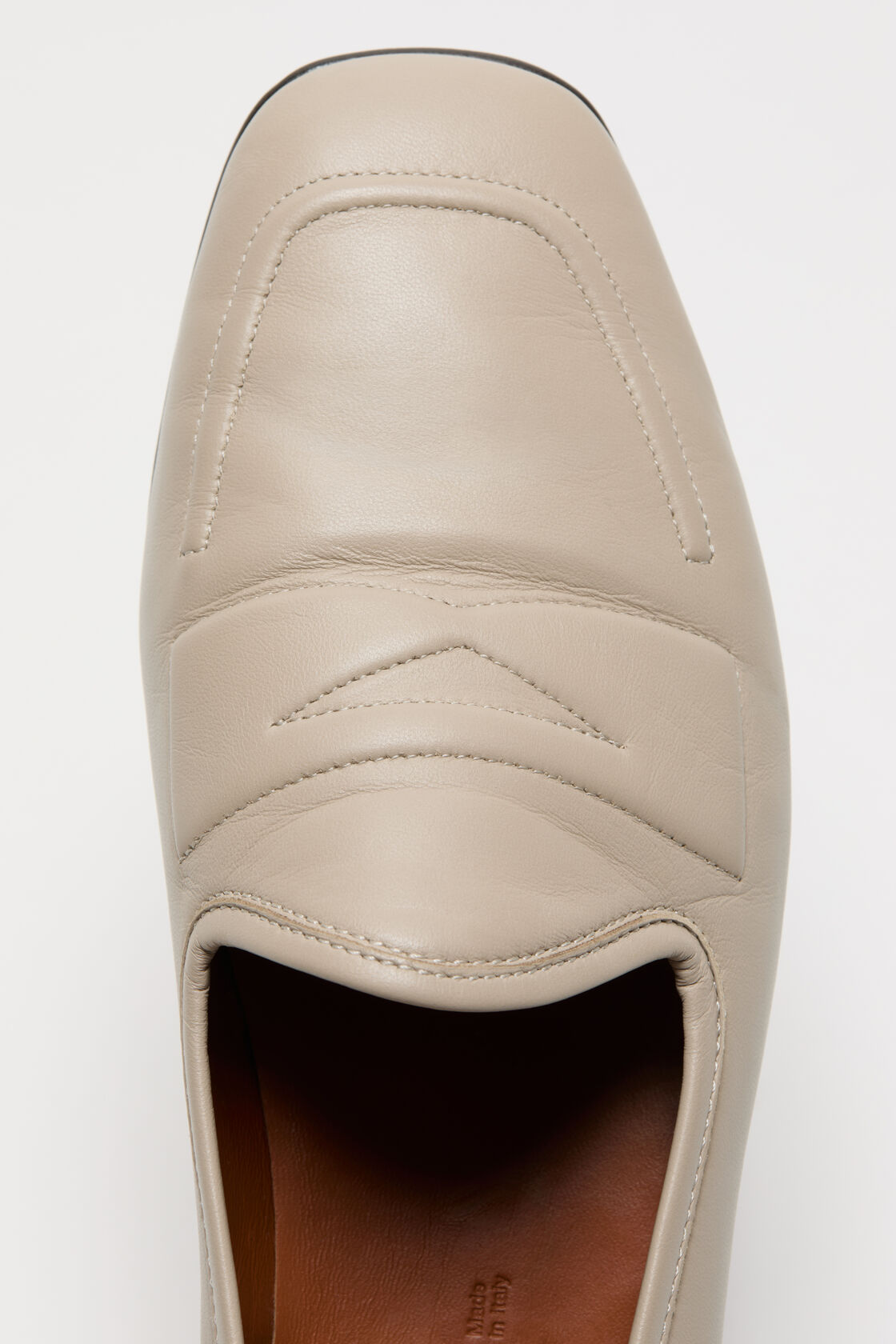 Leather loafers, Warm Grey, 2000x