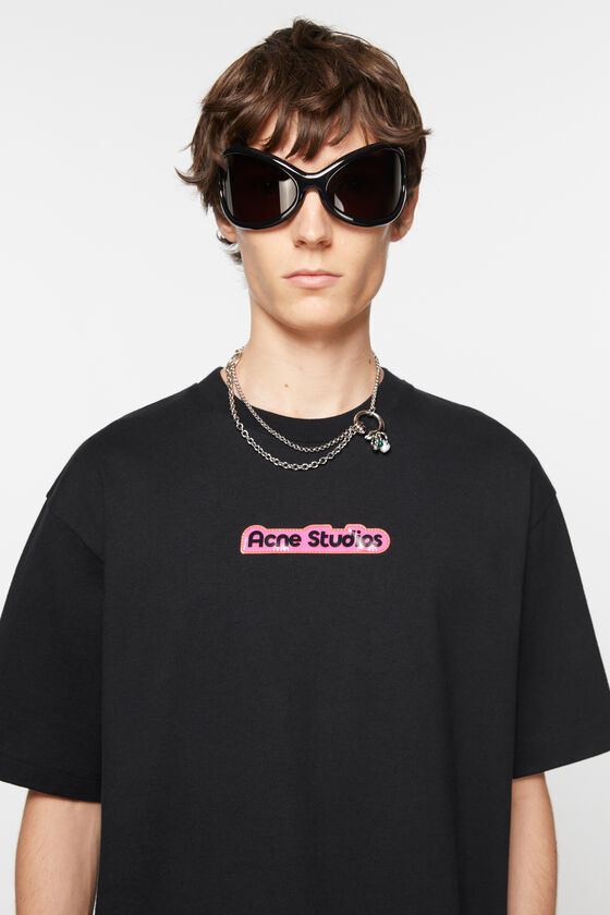 Acne Studios - Tシャツパッチロゴ - ブラック