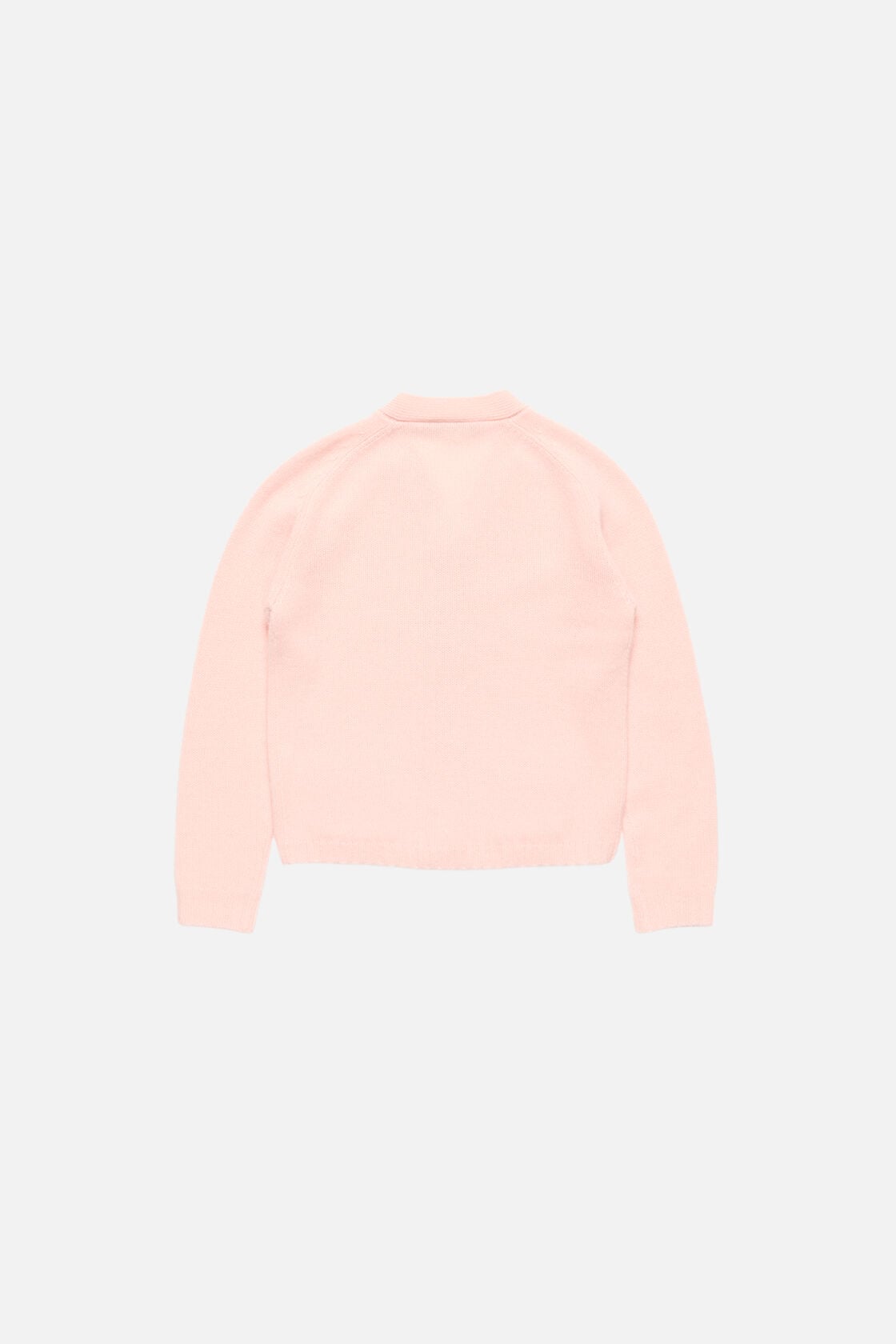 Cashmere V-Neck Cardigan, Light Rose Pink, 2000x