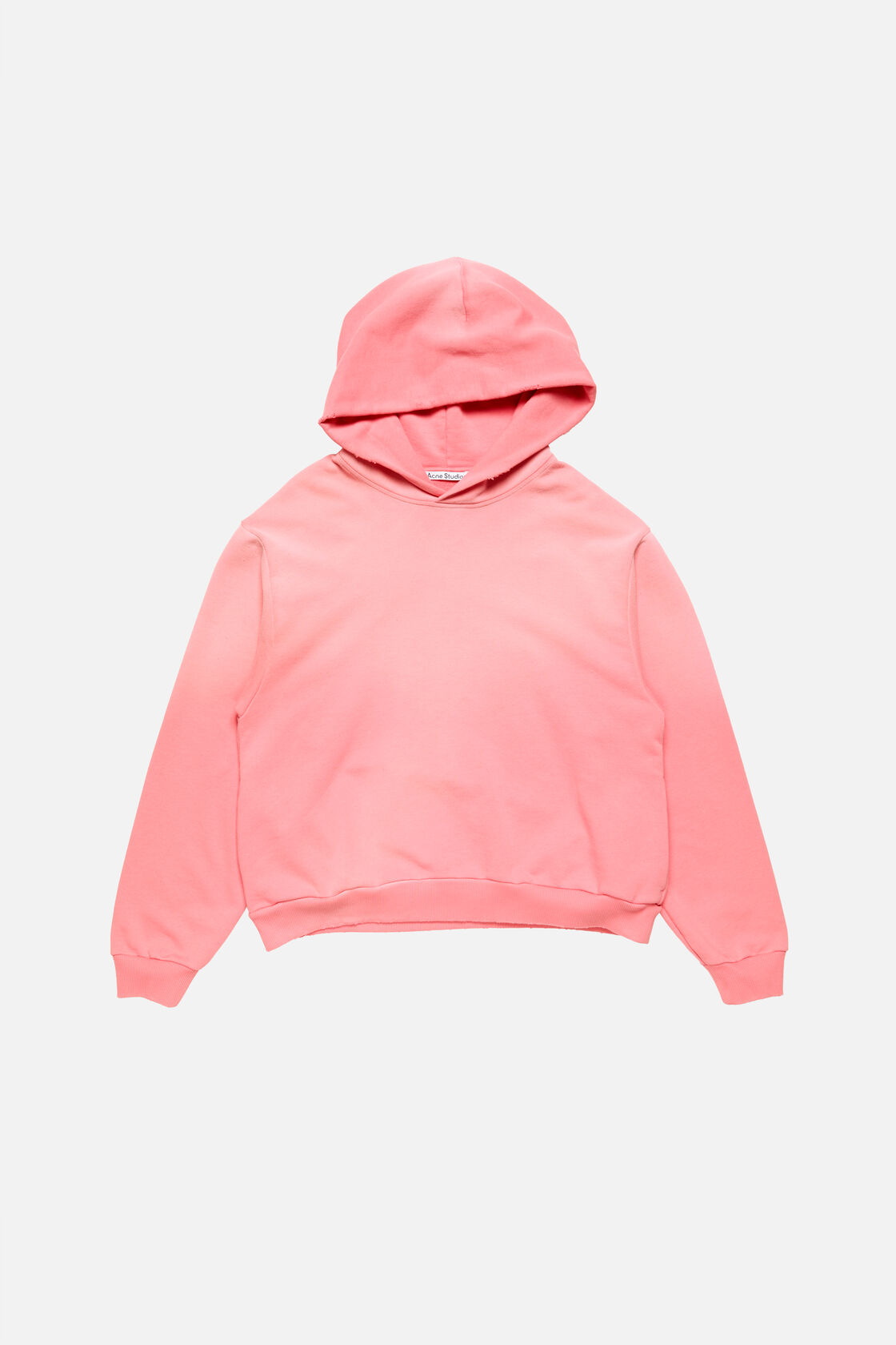Fleece logo hoodie, Tango pink, 2000x