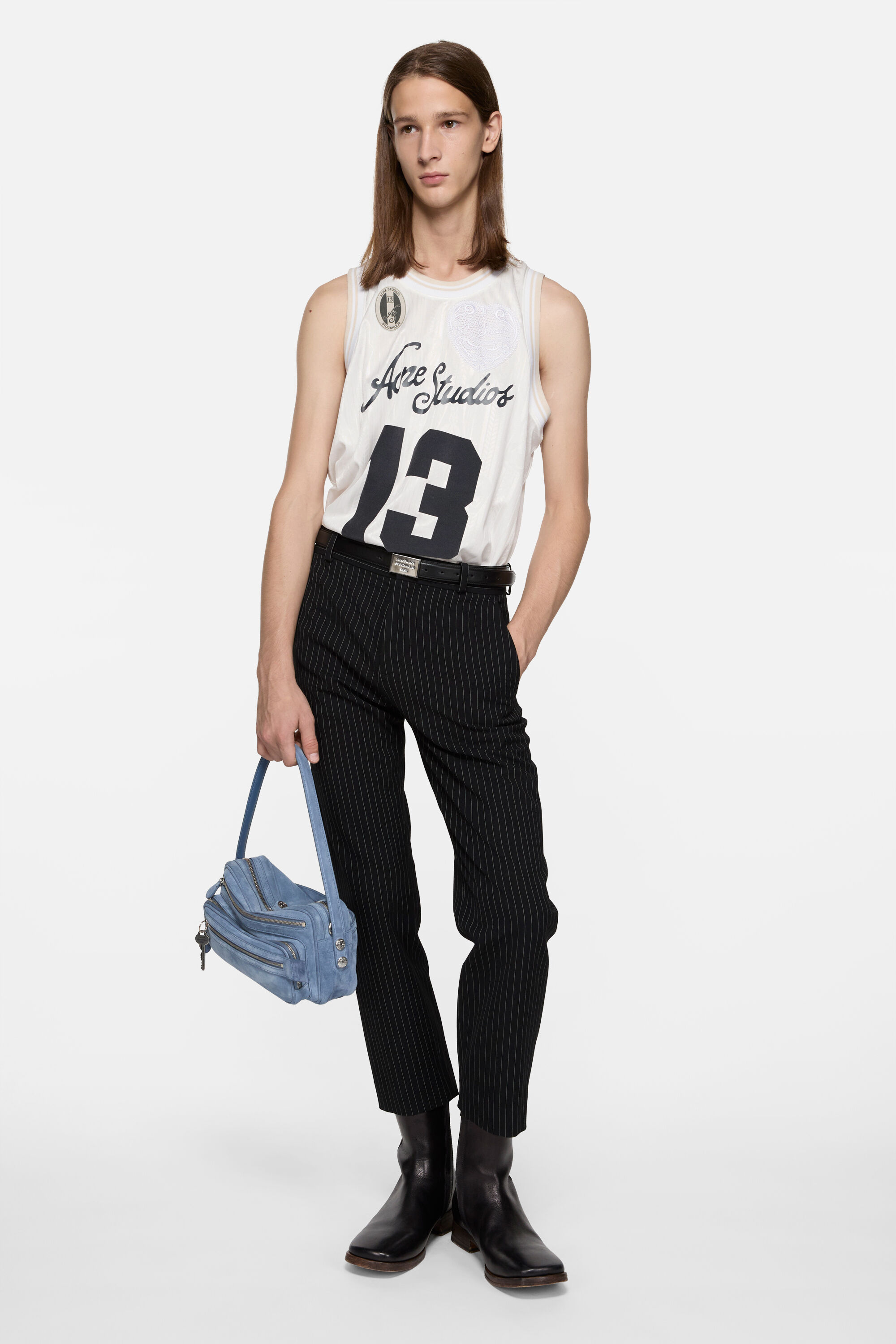 Alexander Wang.t ストレッチニットジャカードロゴタンク T by Alexander Wang Grey Inner Tank Raglan Sweater T by Alexander Wang