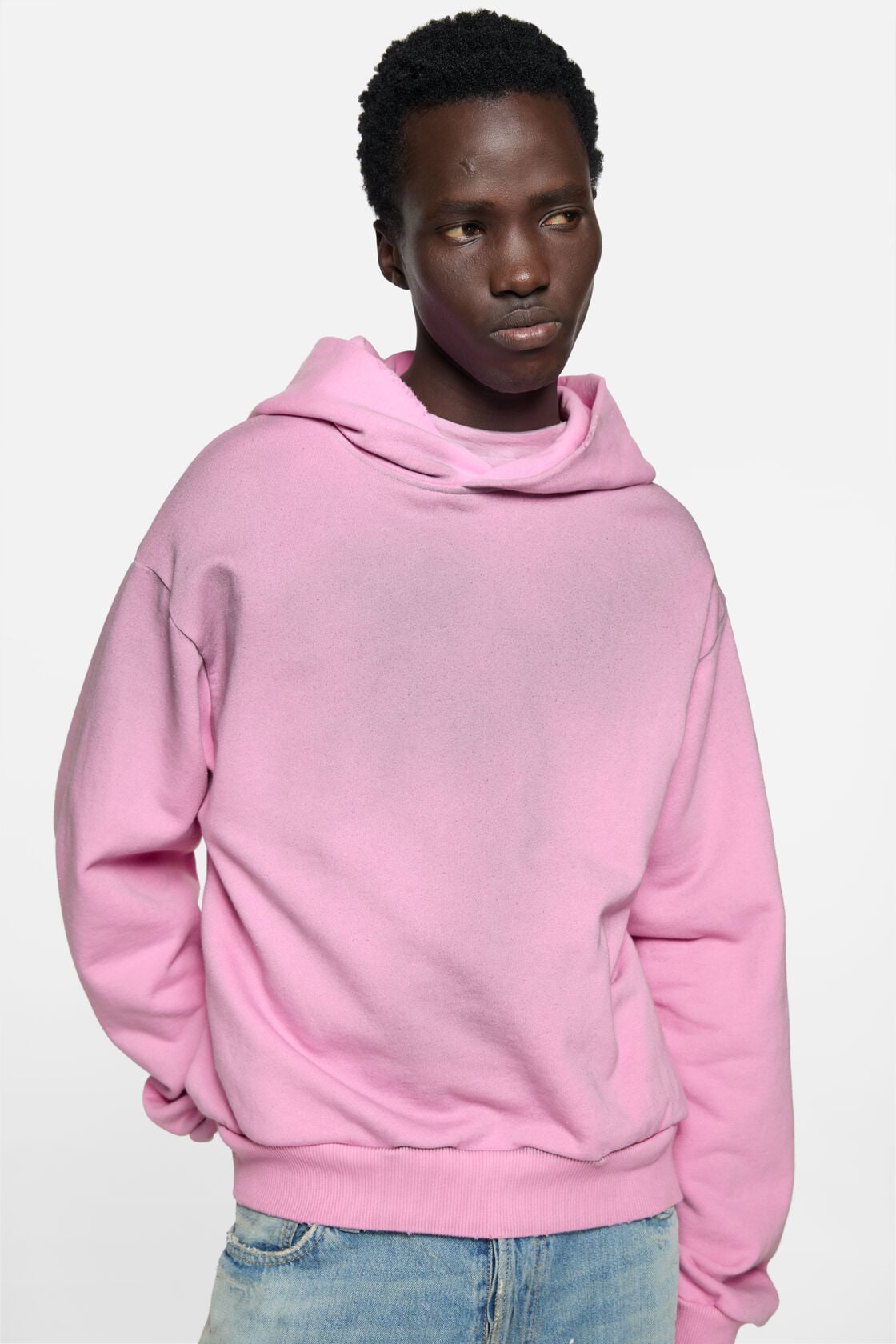 Fleece logo hoodie, Cotton candy pink, 2000x