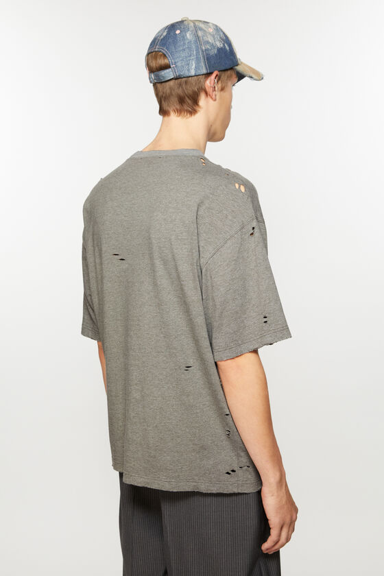 Acne Studios - ロゴTシャツ - リラックスフィット - モスグリーン
