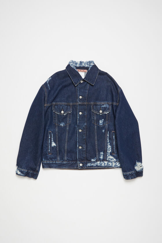Acne Studios - ダメージデニムジャケット - リラックスフィット 