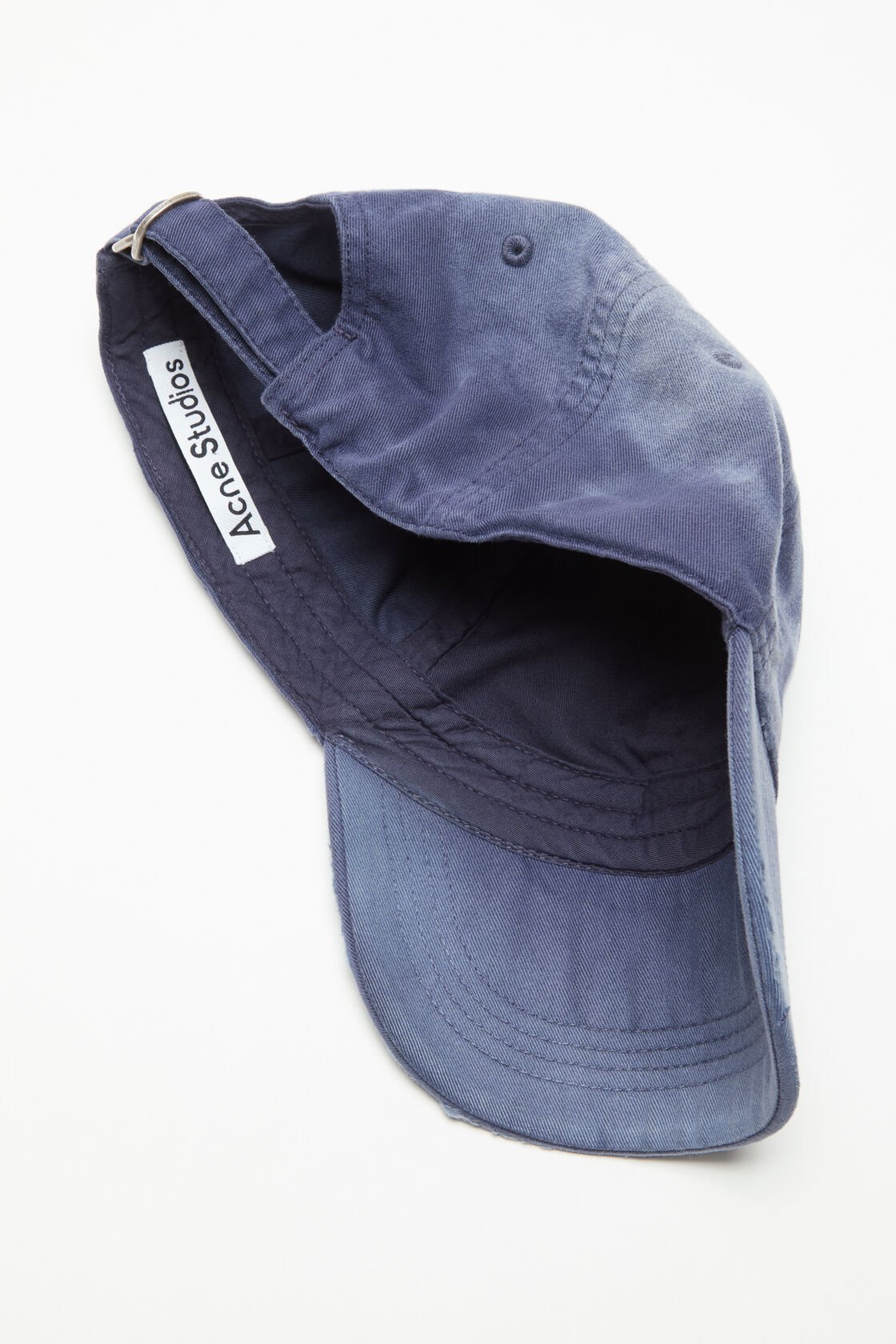 Washed logo cap, Navy, 2000x