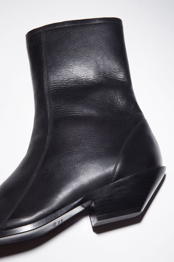 Studios - Leather ankle boots - Black