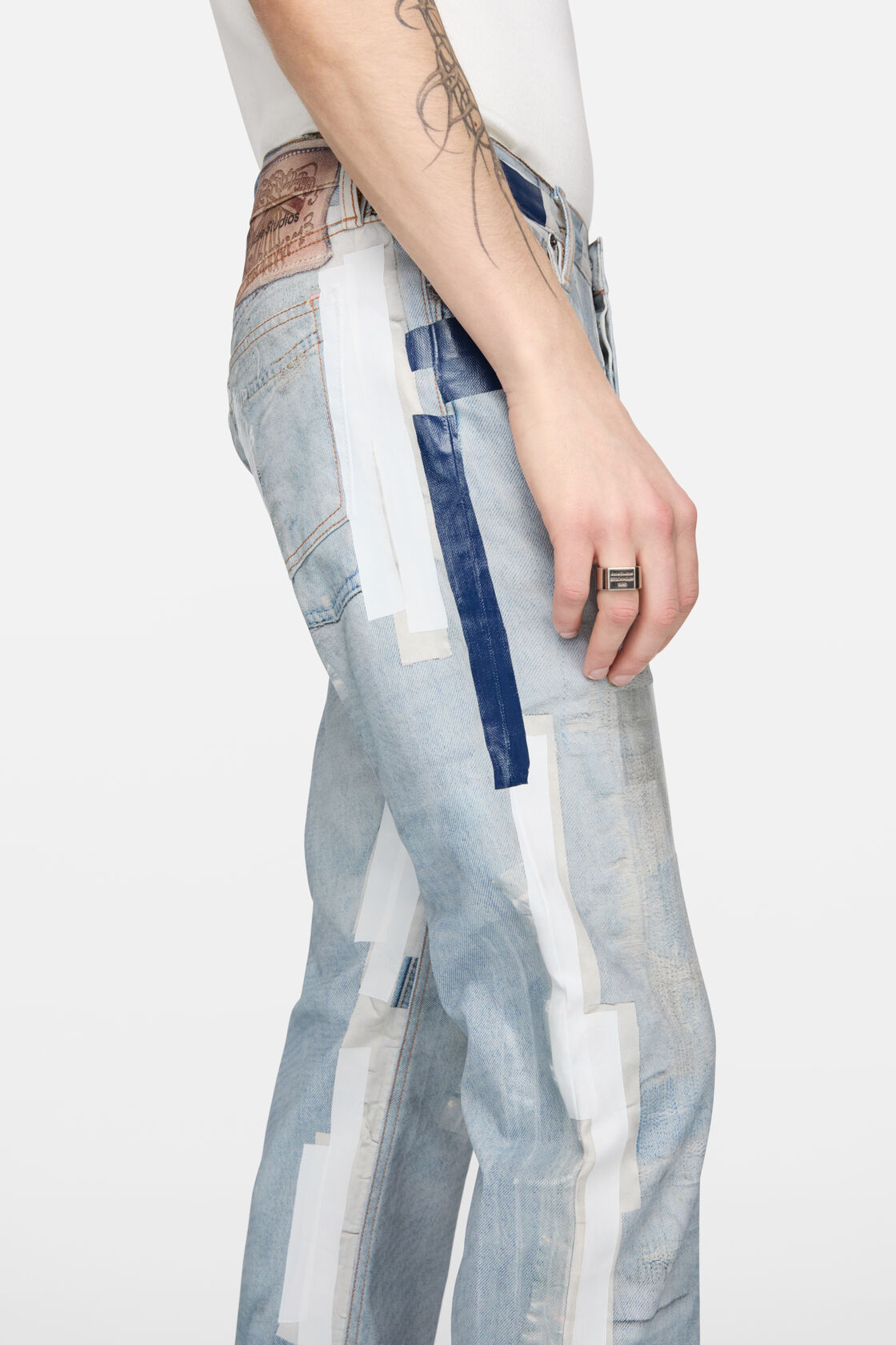 Trompe-l'&oelig;il tape jeans, Light blue, 2000x