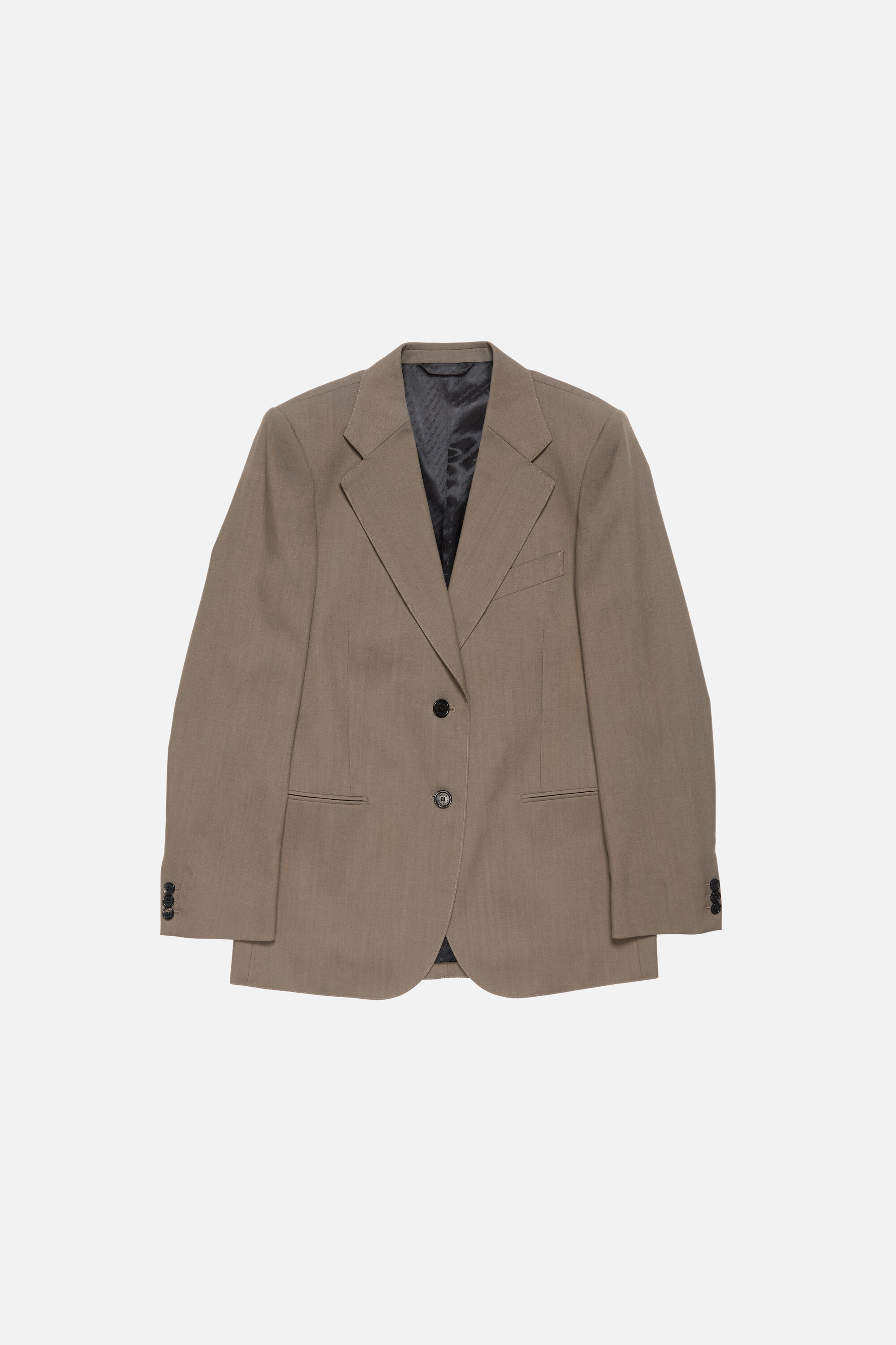 Acne Studios - Single-breasted suit jacket - Khaki beige