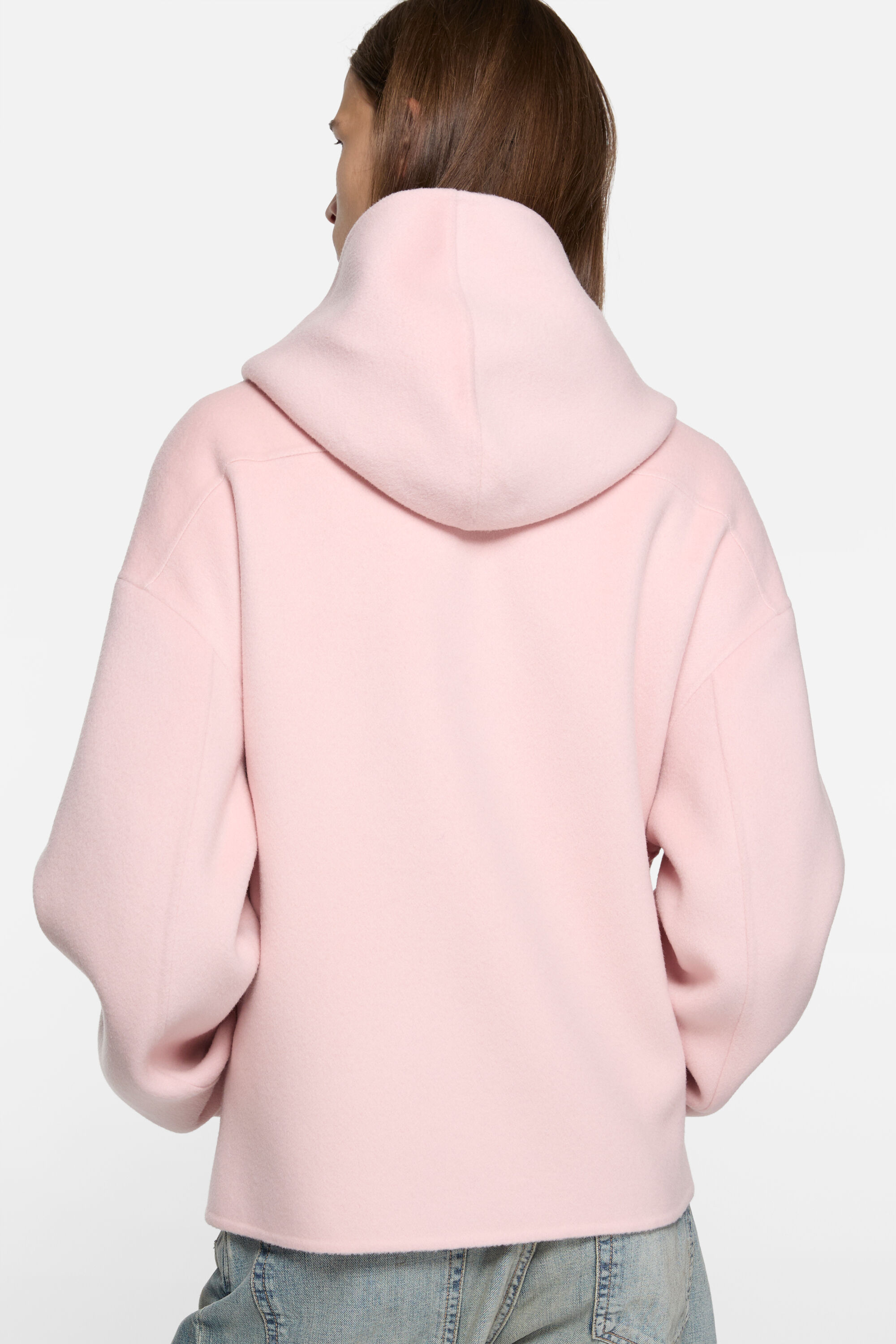 Acne Studios - カシミヤフード付きジャケット - ベビーピンク