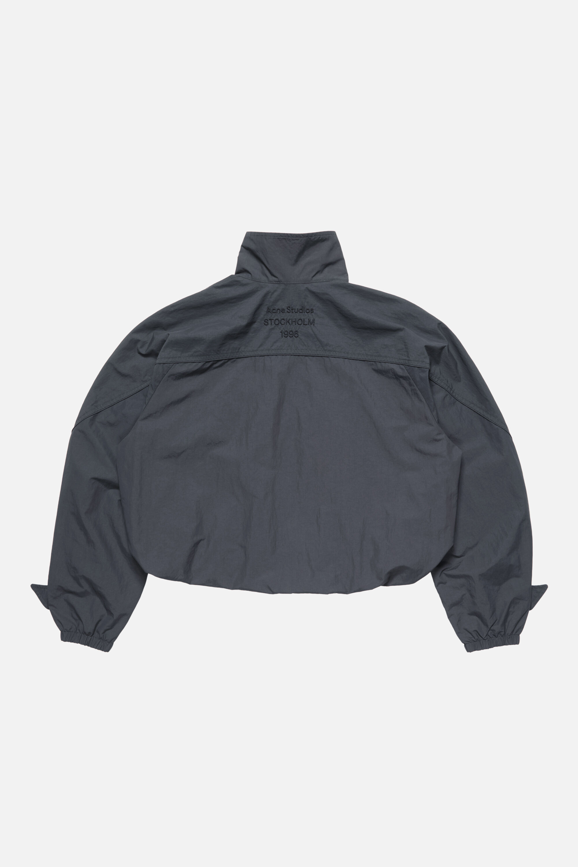 Acne Studios - Nylon logo jacket - Steel grey