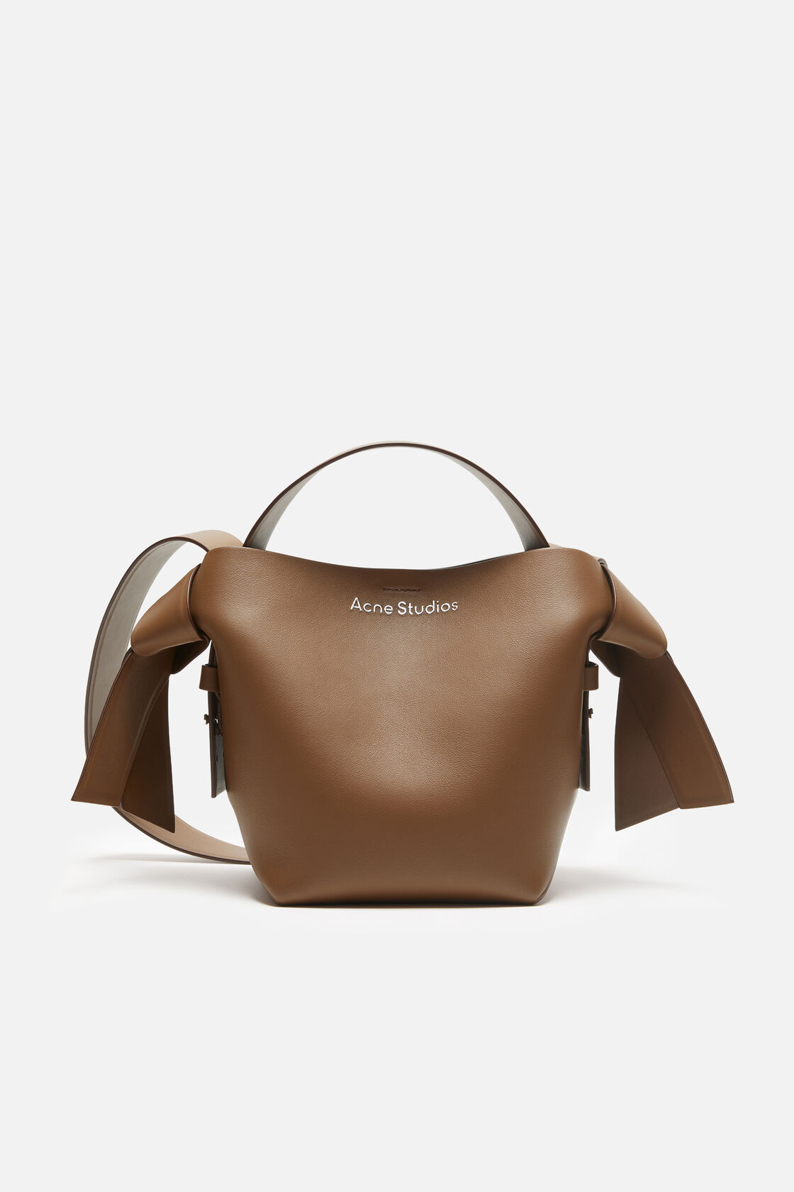 Musubi mini shoulder bag, Camel brown, 2000x
