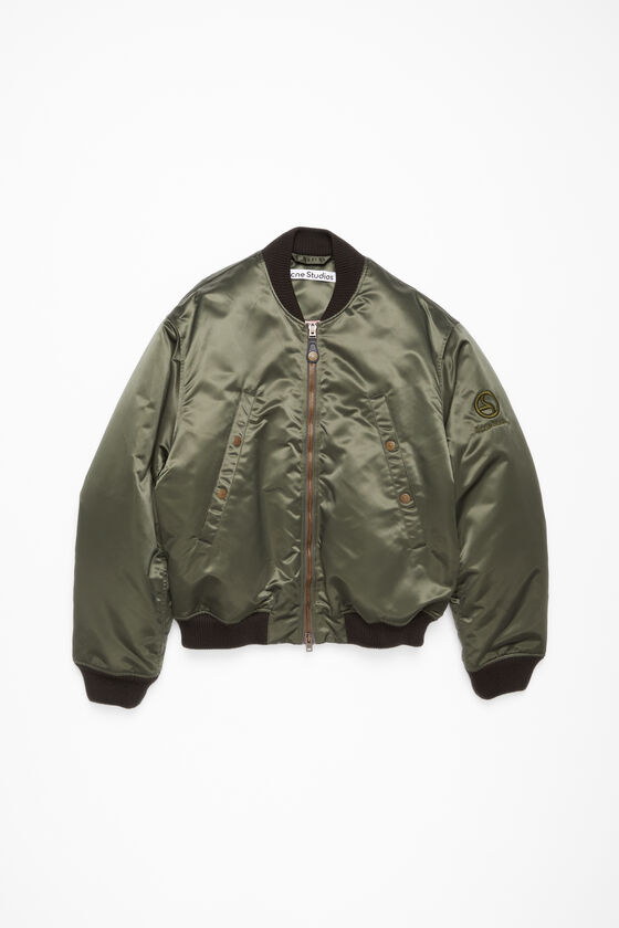Acne Studios - Bomber jacket logogram - Military green 
