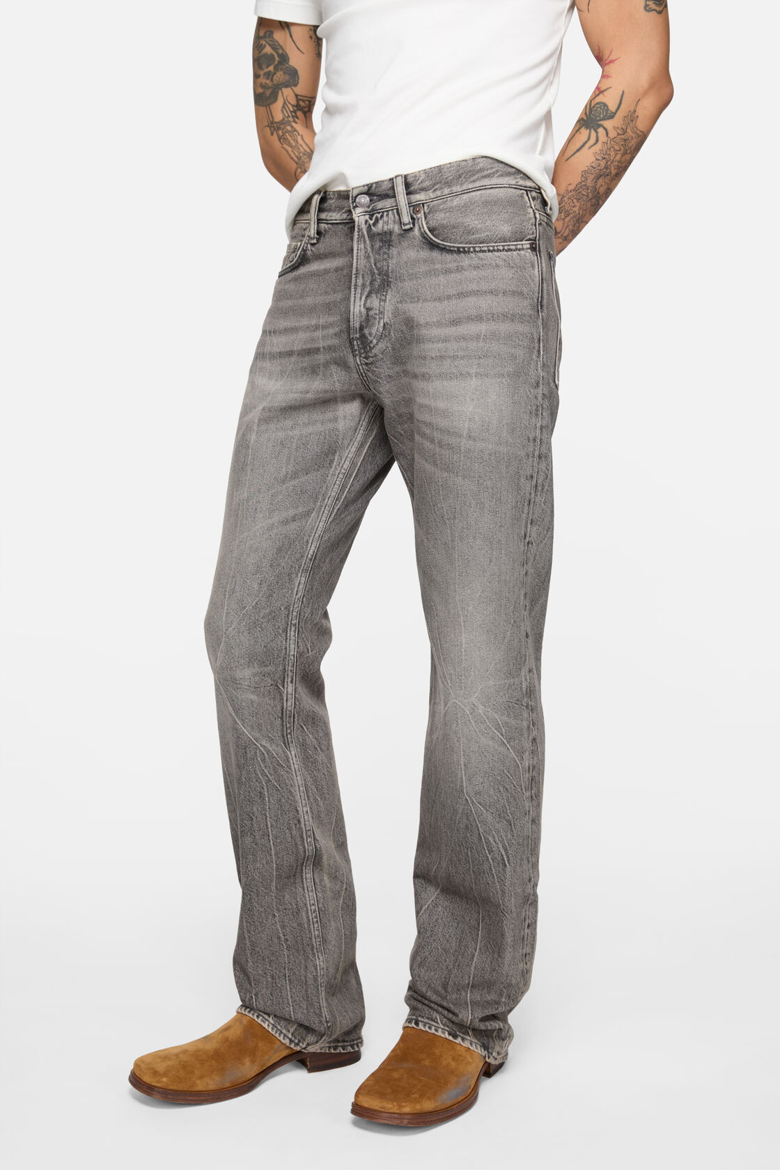 Regular fit jeans - 2010M, Washed Black, 2000x