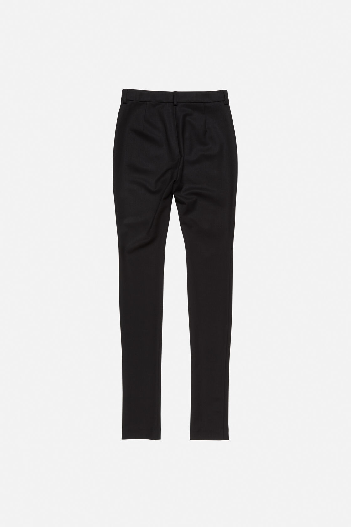 ウールストレッチトラウザーズ, ブラック, 2000x