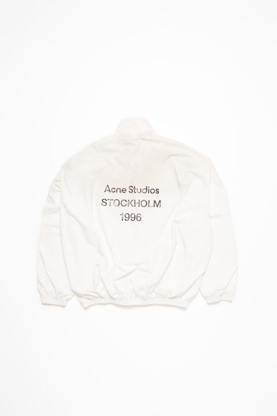 Acne Studios - Logo zipper jacket - Dusty white 